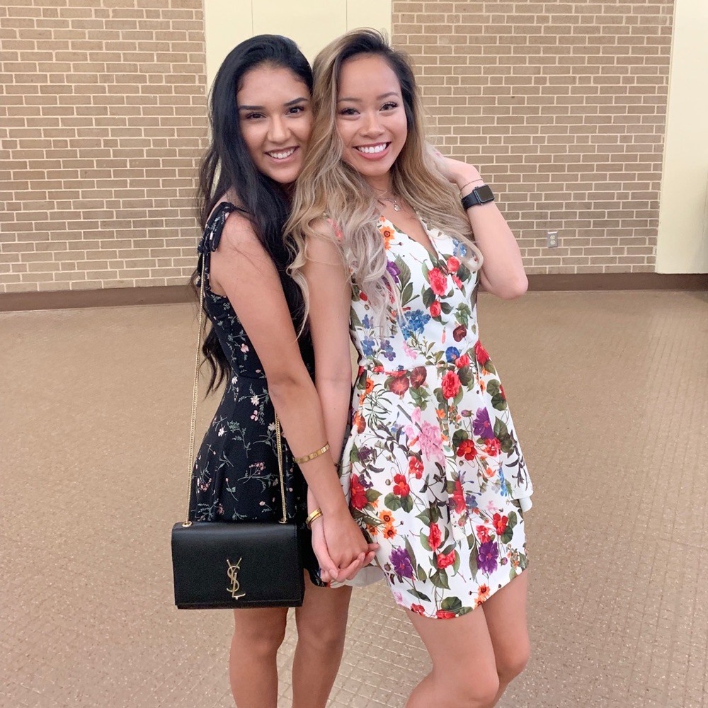 White Floral Dress